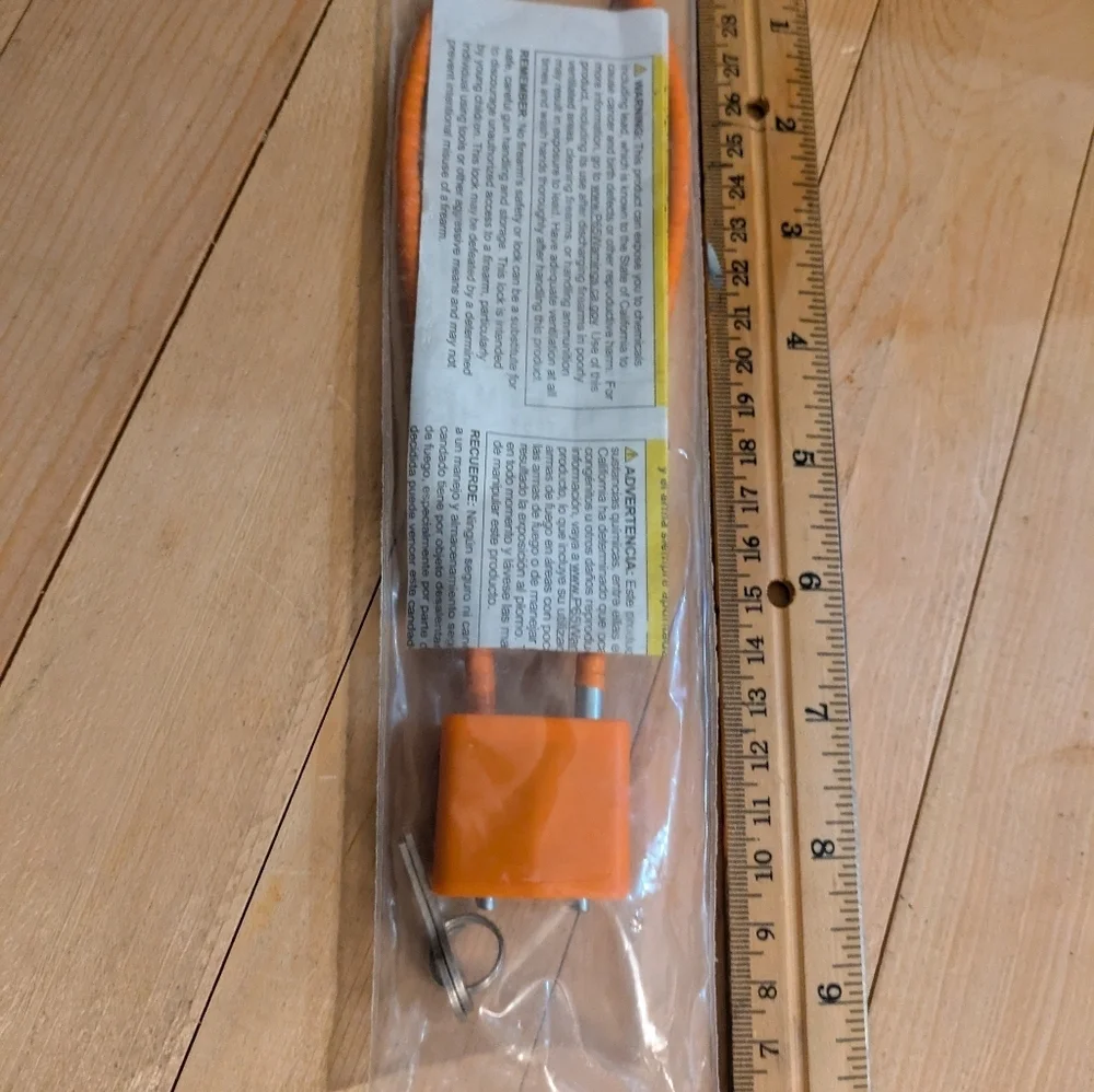 Orange Security Cable Lock - Picture 5 of 6